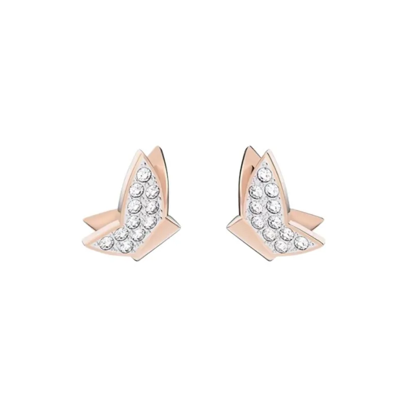 Swarovski Gold-Plated Stud Earrings Women's-0