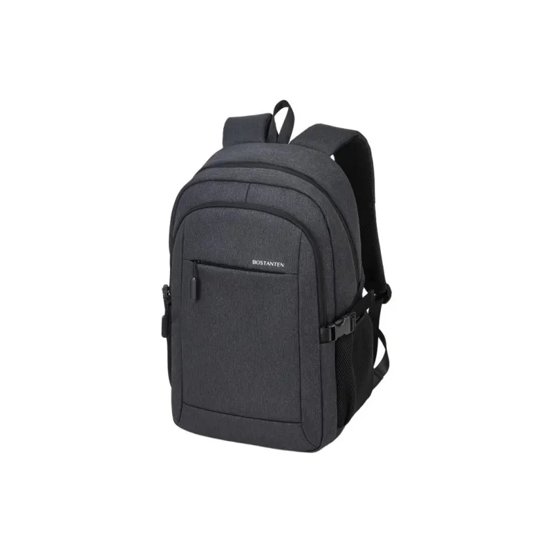 BOSTANTEN Fabric Backpack Large Size Men's Dark Gray-1