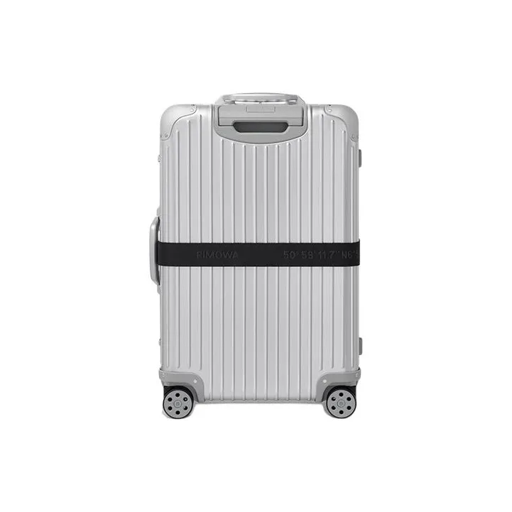 RIMOWA Fabric Suitcase With Built-in Bag And Pocket Large Size Unisex Black-2