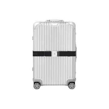 RIMOWA Fabric Suitcase With Built-in Bag And Pocket Large Size Unisex Black