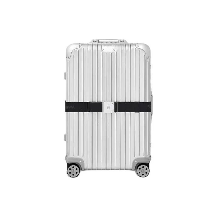 RIMOWA Fabric Suitcase With Built-in Bag And Pocket Large Size Unisex Black-0