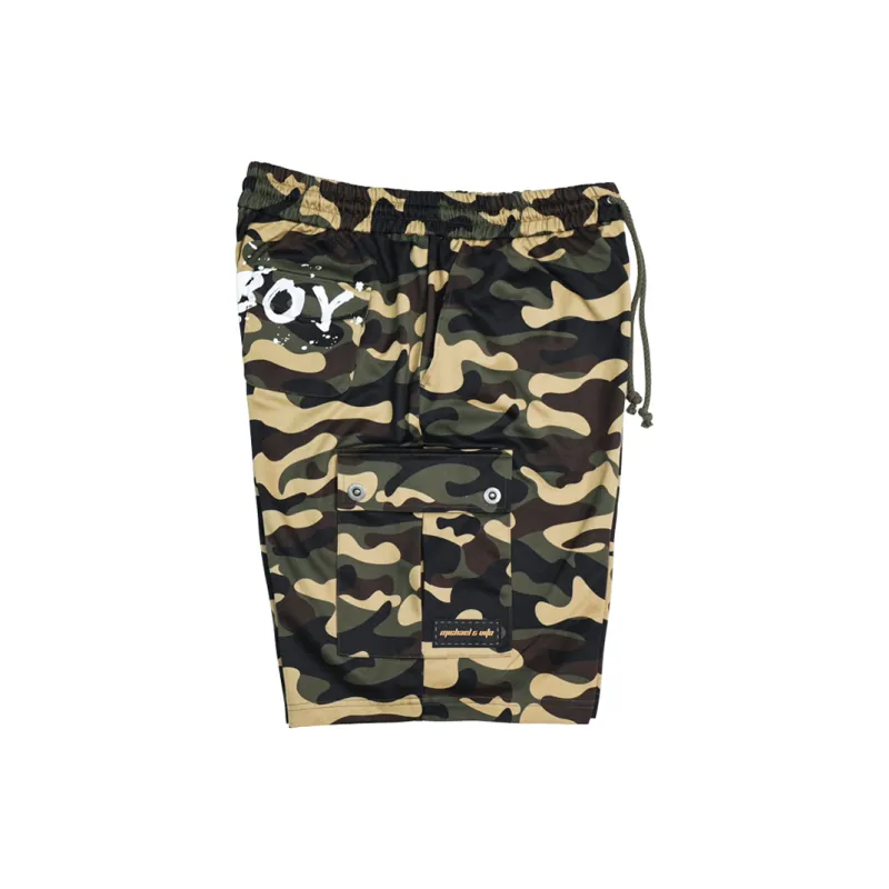 RAUH Welt BEGRIFF Cargo Shorts Men's Green-3