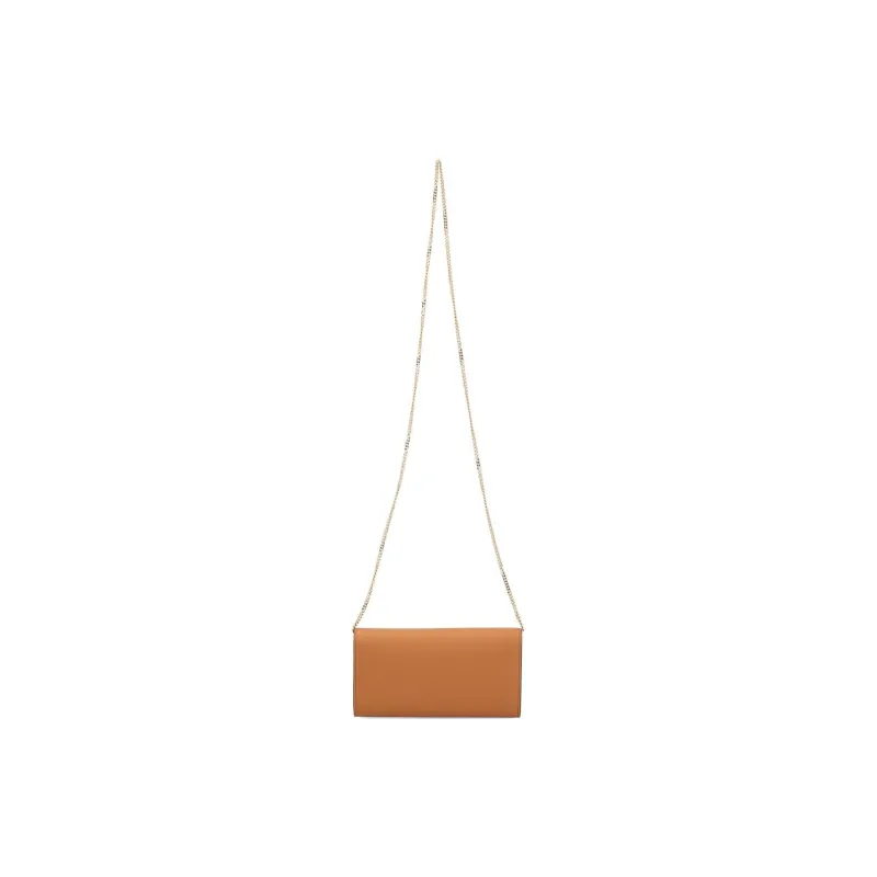 Valentino GARAVANI Calfskin Wallet, Shoulder Bag Women's Brown-2