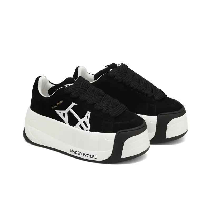 Naked Wolfe Scandal Low Top Skateboard Shoes Women's Black-1