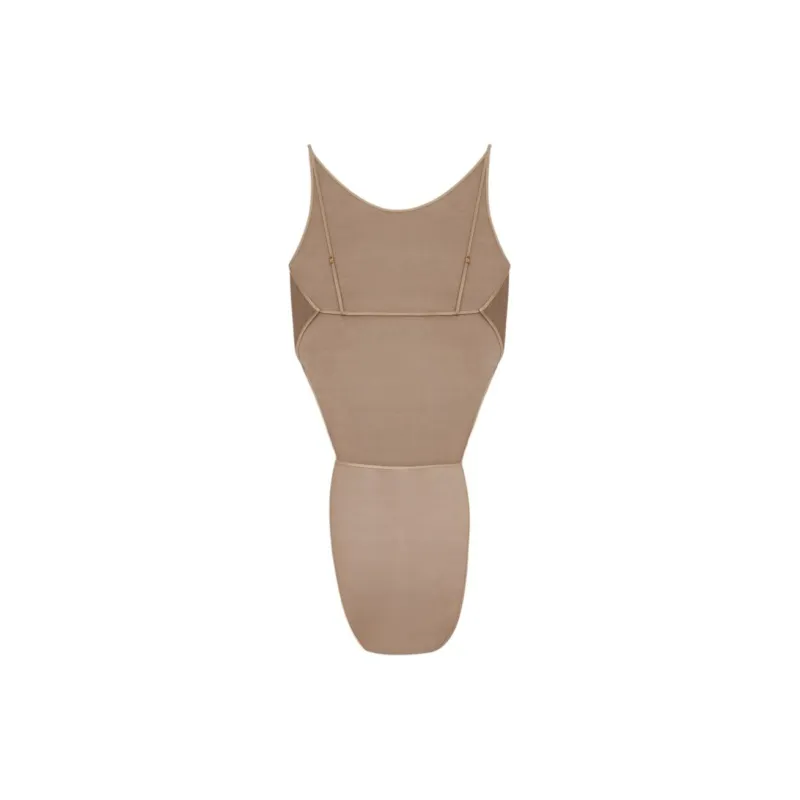 SAINT LAURENT Semi Sheer Backless Bodysuit-1