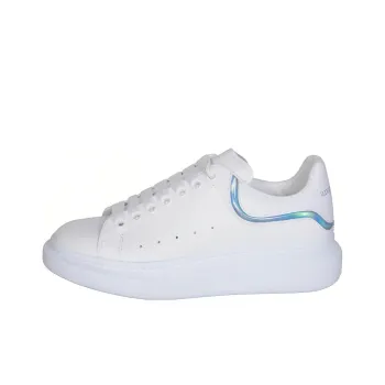 Alexander McQueen Oversized White Iridescent Stripe