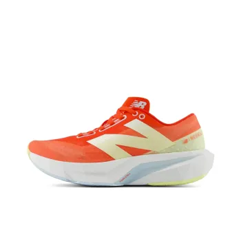 New Balance FuelCell Rebel V4 Cushioned Slip Resistant Low Top Running Shoes Women's Orange Yellow