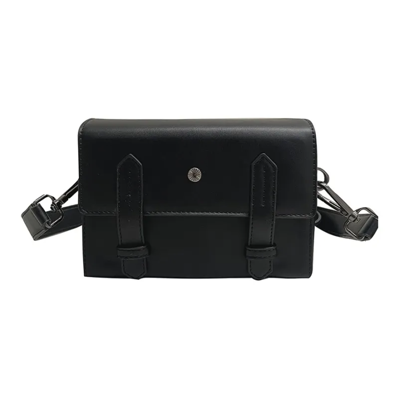 HAWA Artificial Leather Shoulder Bag Crossbody Bag Regular Unisex Black-0