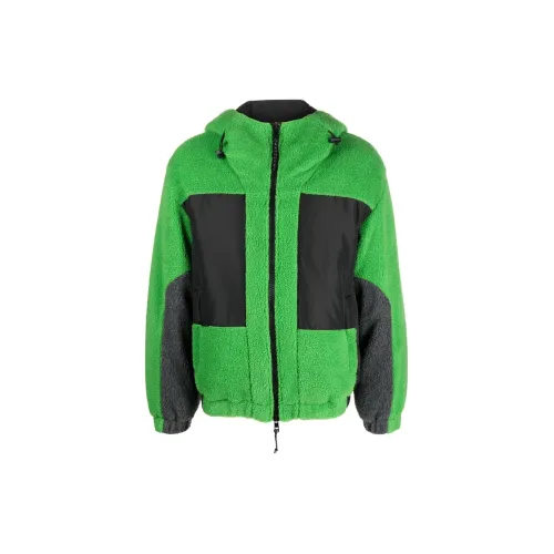 MSGM Jackets Men Bright Green