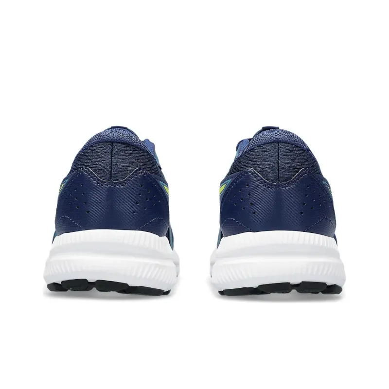 Asics Gel Contend 8 Extra Wide Cushioning Abrasion Resistant Breathable Low Top Running Shoes Men's Blue-5