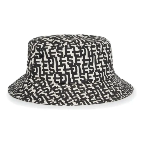 DIESEL Kids Monogram-pattern Cotton Bucket Hat