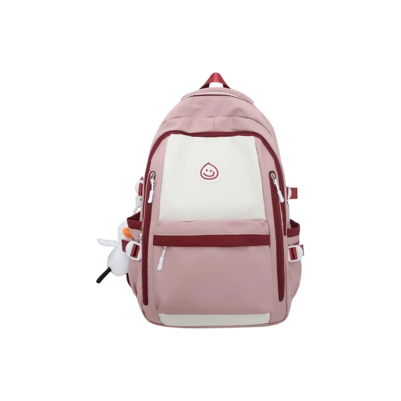 GEERDUN Nylon Backpack Unisex Black/Pink/Khaki/Green/Blue-9