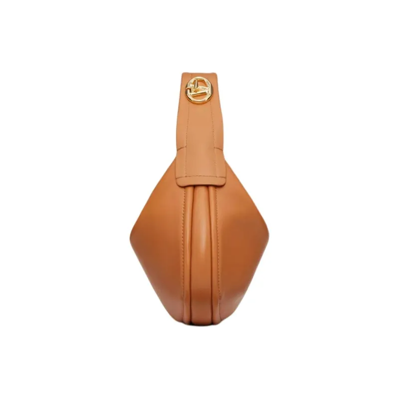 Valentino GARAVANI Nappa Leather GO HOBO Bag, Handbag, Shoulder Bag Women's Almond-2