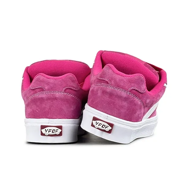 VFDF Puffy Shoes Low Top Skateboard Shoes Unisex Pink-4