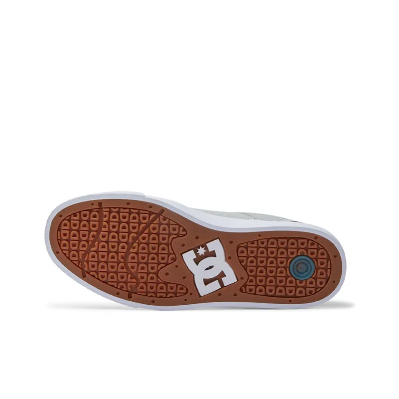 DC Shoes Skateboard Shoes Unisex Low-Top White/Gray-4
