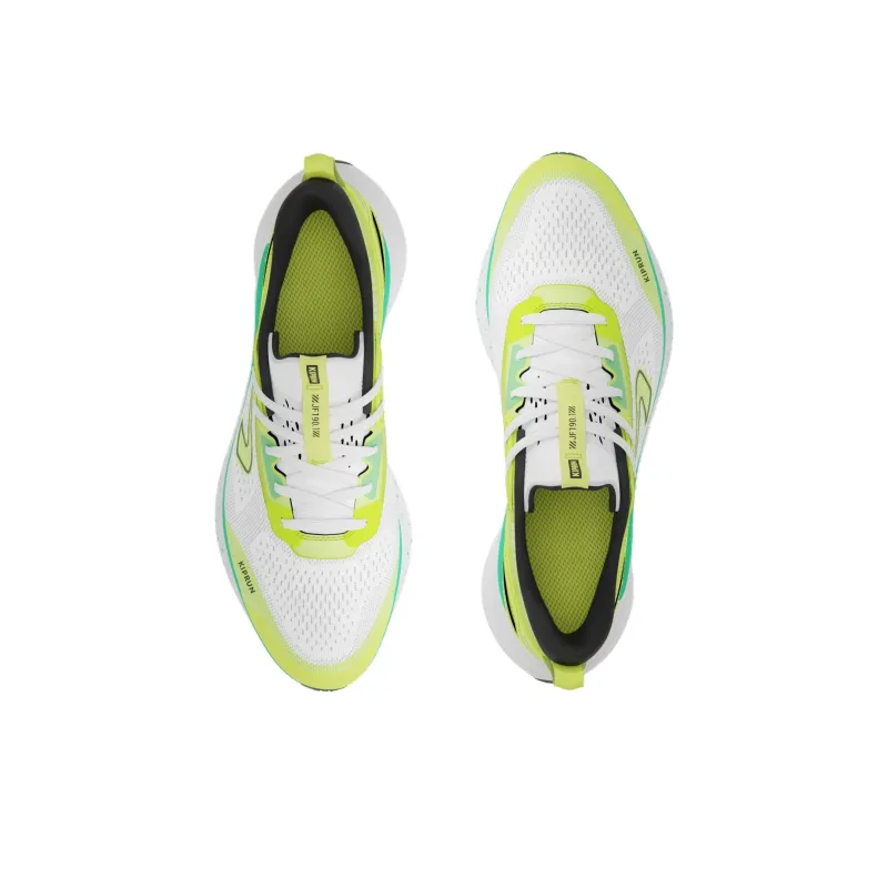 DECATHLON Cushioning Anti Slip Wear Resistant Breathability Low Top Running Shoes Men's White Green-2