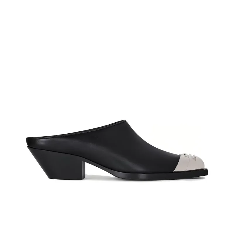 Givenchy Rubber Sole Slip Resistant Closed Toe Slippers Women's Black-1