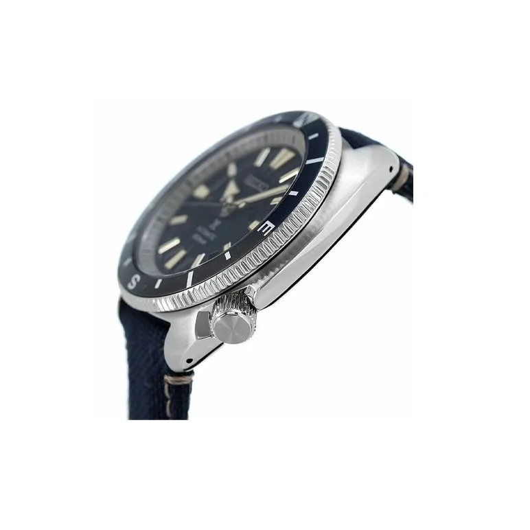 SEIKO Prospe Collection Mechanical Movement Canvas Strap Watch Men's Watch Blue Dial SRPG15K1-1