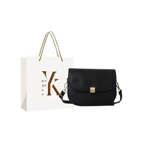 Yakuss PU Saddle Bag Shoulder Bag Semi-Circle Bag Crossbody Bag Regular Women's Multicolor
