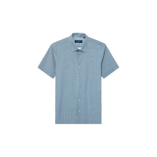 SAINT ANGELO Shirts Men Vintage Blue