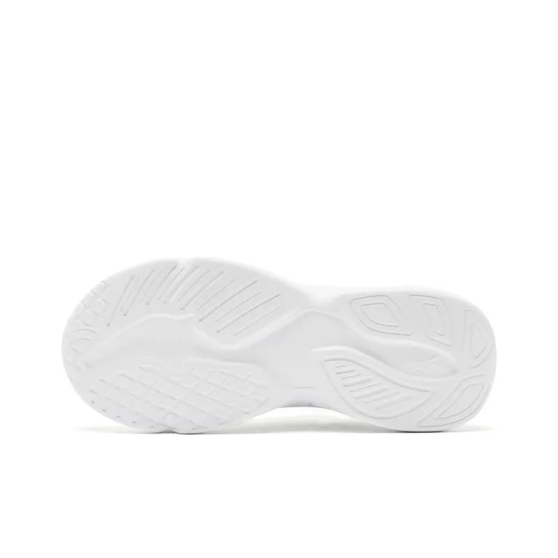QIAODAN Lightweight Rebound Low Top Casual Shoes Women's White Purple-4