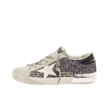 Golden Goose Baskets Superstar Glitter Sneakers