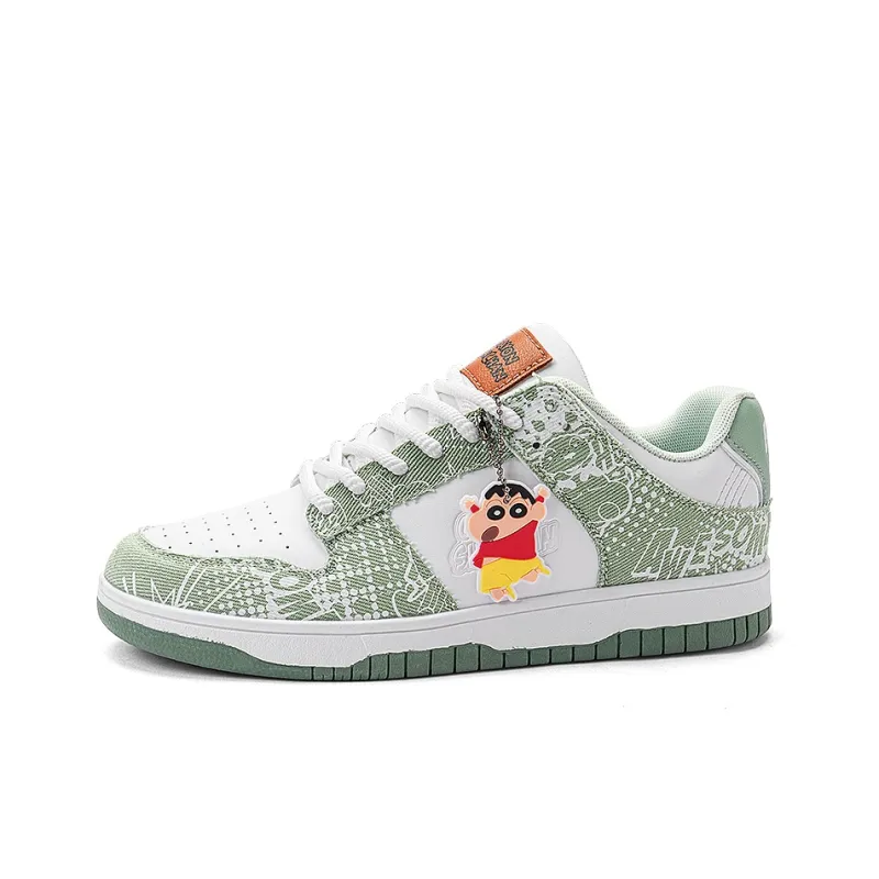 Crayon Shinchan Slip Resistant, Abrasion Resistant, Lightweight, Breathable Low Top Skateboard Shoes Unisex-2