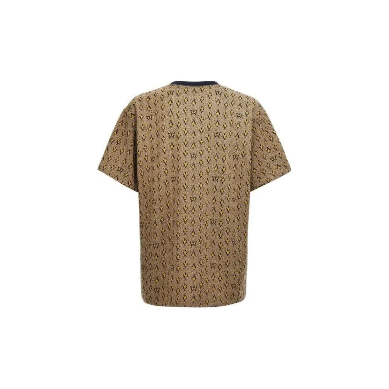 Needles Jacquard Patterned Crewneck T Shirt-1
