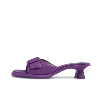 CAMPER Dina Sculpted heel Leather Mules