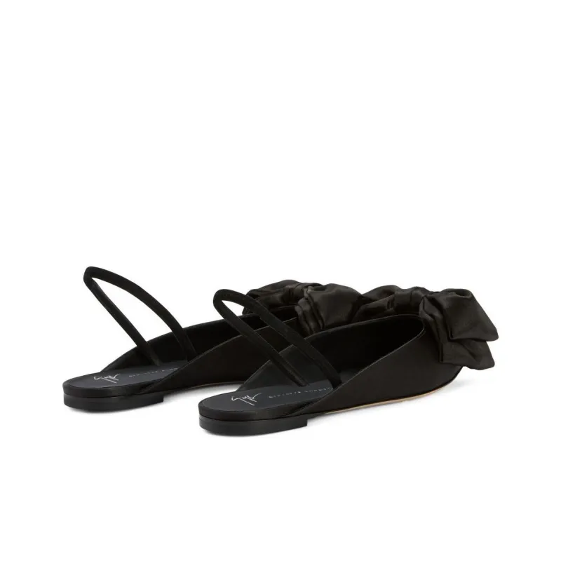Giuseppe Zanotti Johanna Bow detail Ballerina Shoes Women's-3