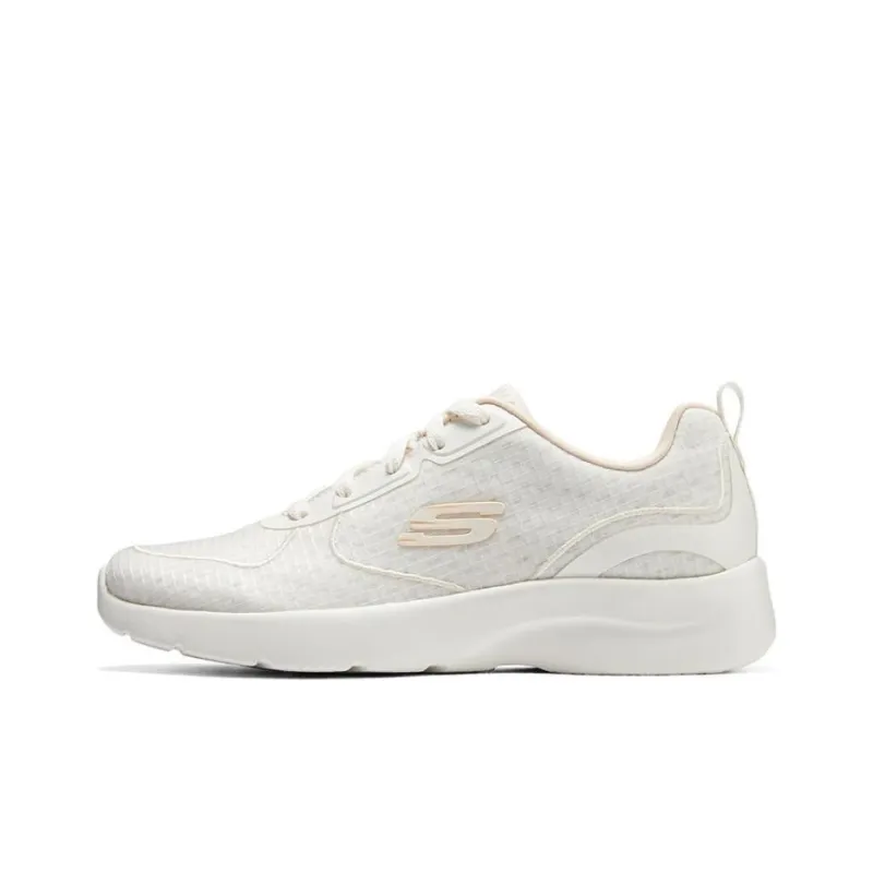 Skechers Cushioning Anti Slip Wear Resistant Breathability Low Top Casual Running Shoes Women's White-0