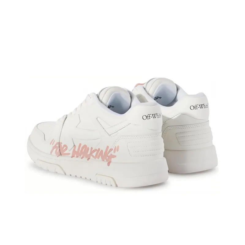 OFF-WHITE Out Of Office Low For Walking White Pink Women's-4