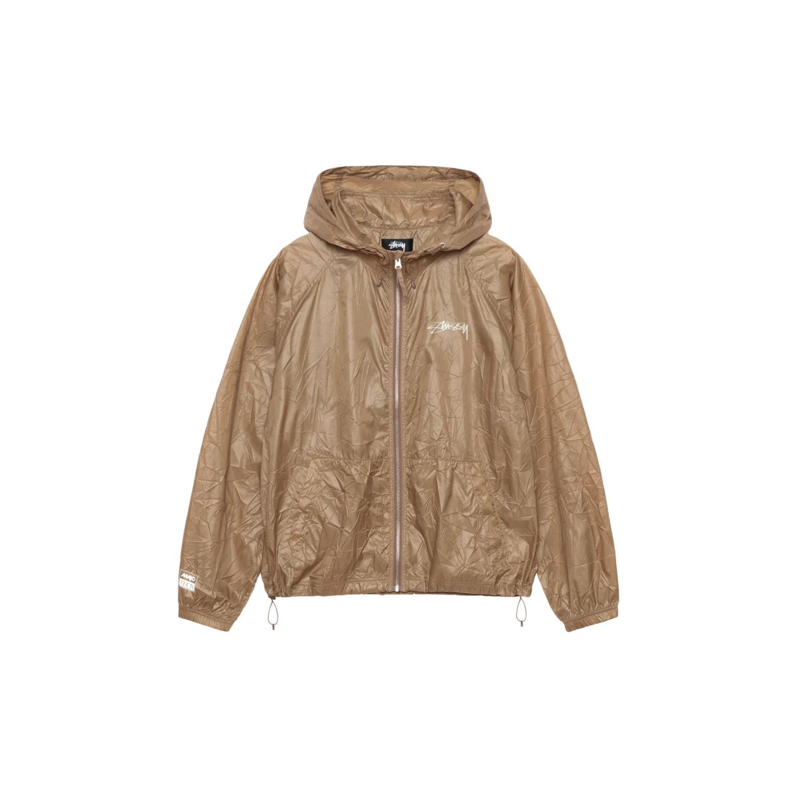 Stussy Wrinkled Nylon Beach Shell Jacket - POIZON