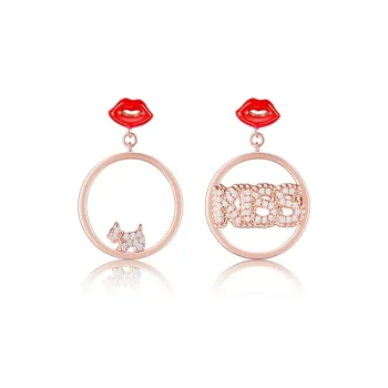 Agatha 925 Sterling Silver Hoop Earrings Bestie Women's