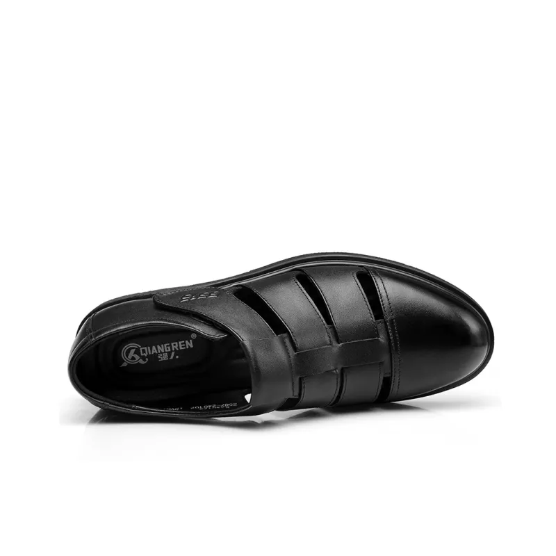 Strongman 3515 Summer Sandal Men's Genuine Leather Casual Leather Shoes Clogs-3