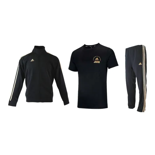 Adidas Casual Sportswear Men Set Black/Gold