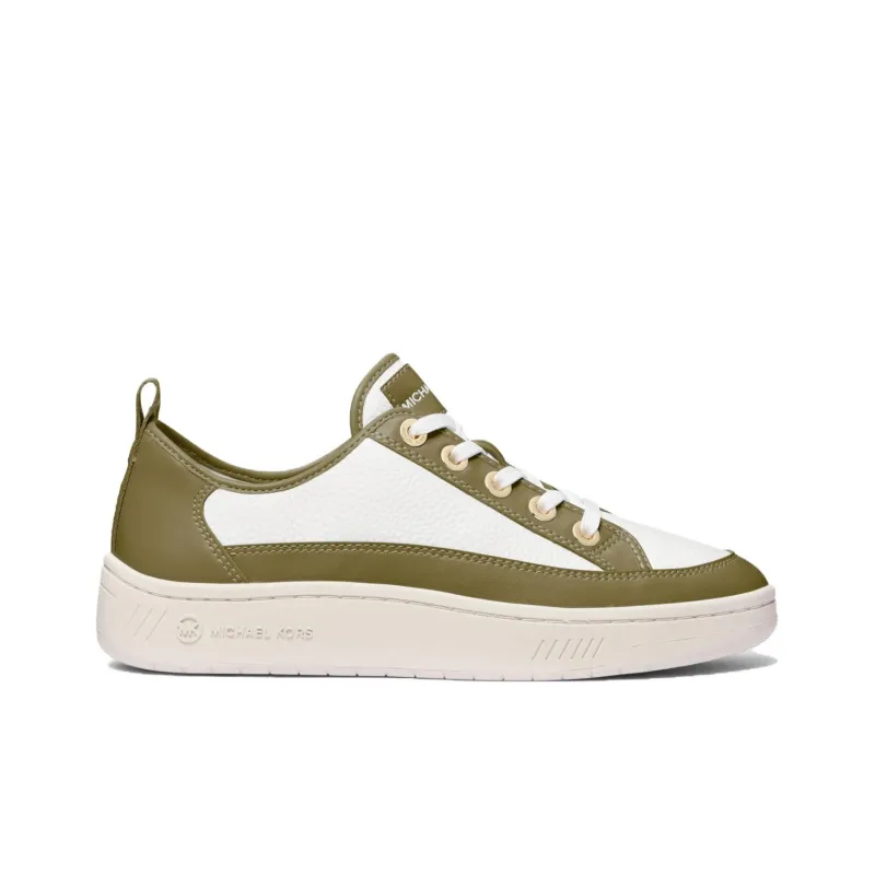 MICHAEL KORS Low Top Skateboard Shoes Women's Olive Green-1