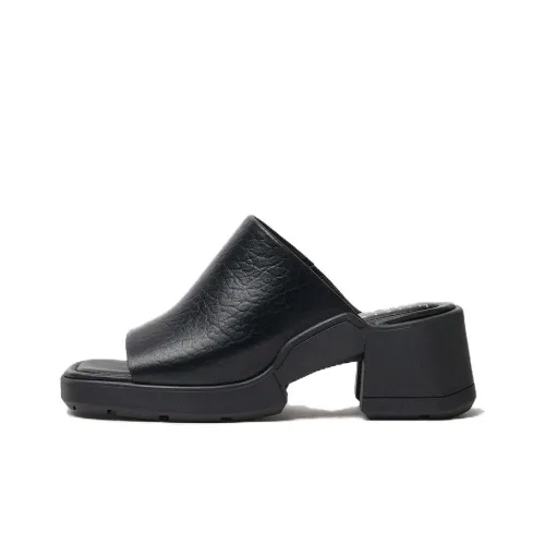 MIISTA Slide Slippers Women's Burgundy