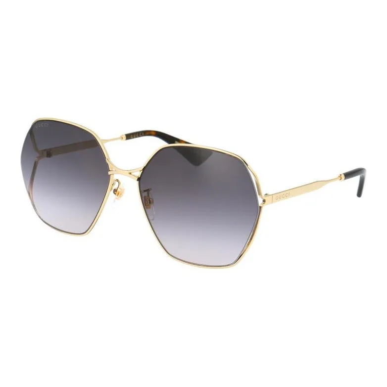 GUCCI Butterfly Sunglasses Women's Gold-0