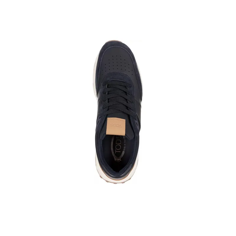 TOD'S Panelled Lace Up Sneakers-4