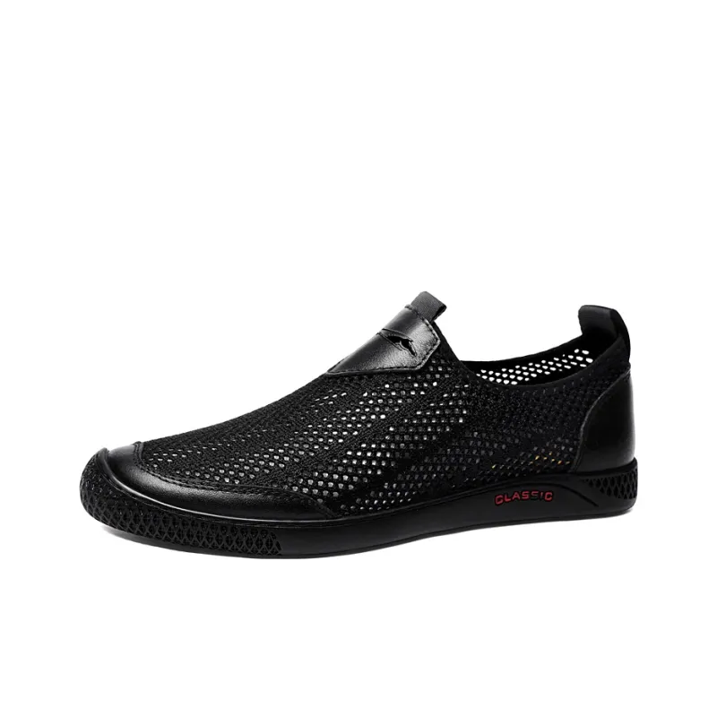 British Knights Breathable Wear-Resistant Cushioning Low-Top Casual Shoes Men's Black-1