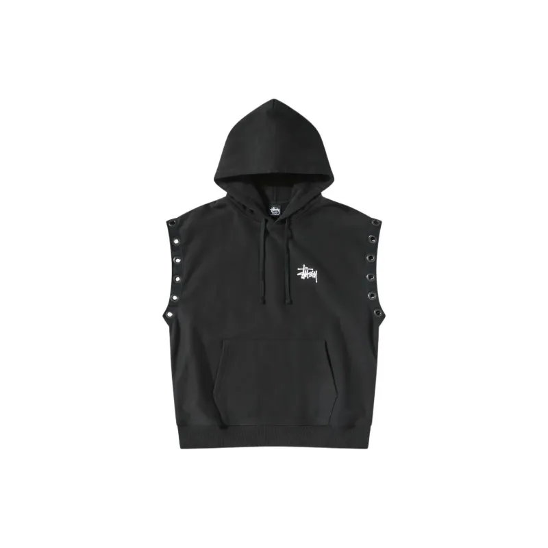 Junya Watanabe Man X Stussy Logo print Sleeveless Hoodie-1