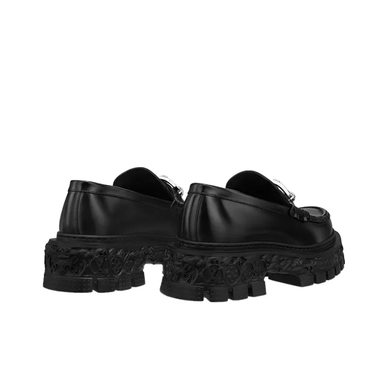 LOUIS VUITTON Baroque Loafers 'Black'-3
