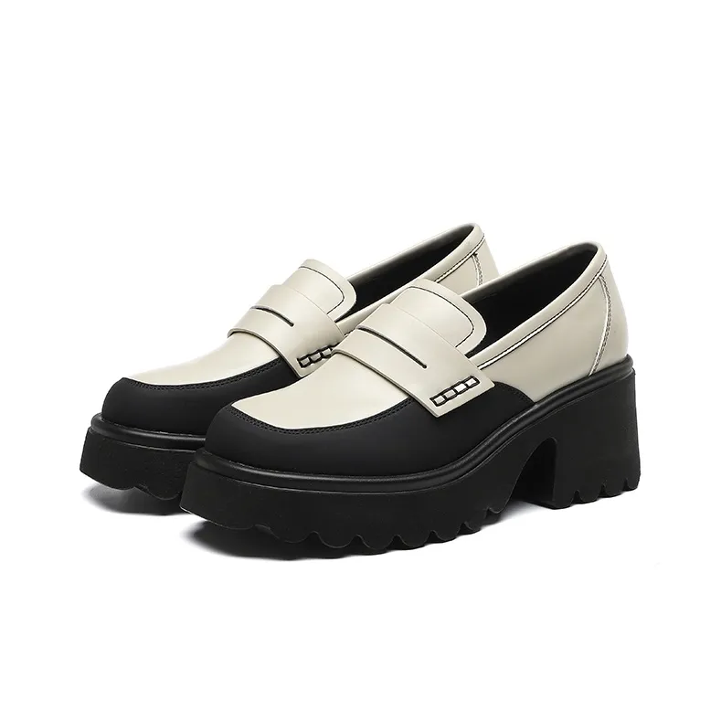 ACESC Loafers Women's Black, Beige-5