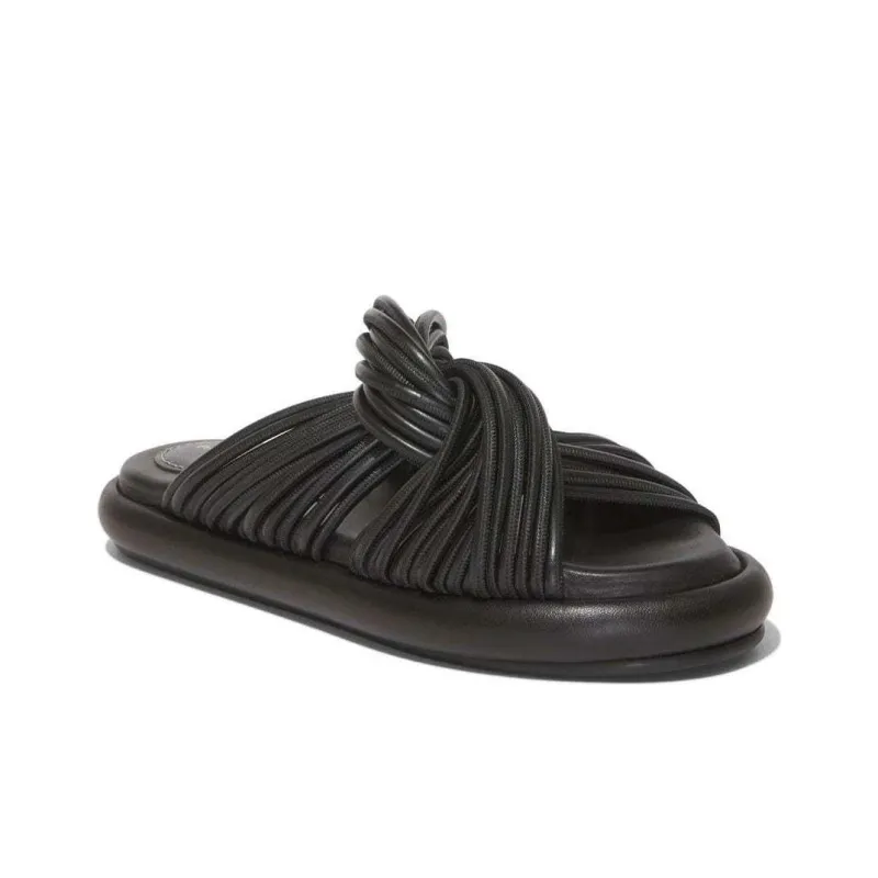 PROENZA SCHOULER Pipe Rolo Leather Slides Women's-2