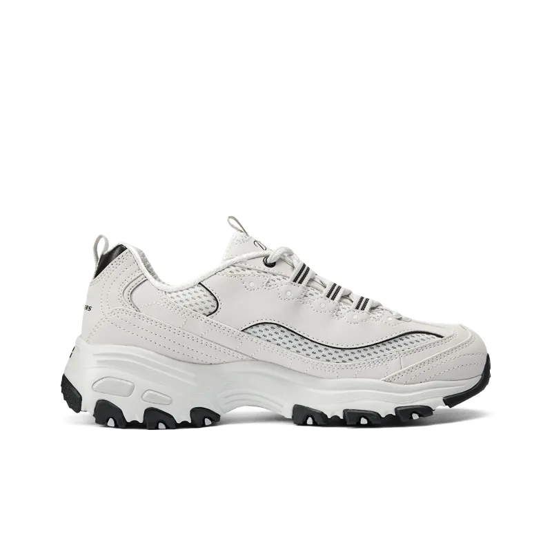Skechers D'LITES 1.0 Cushioned Wear Resistant Breathable Low Top Chunky Sneakers Women's-1