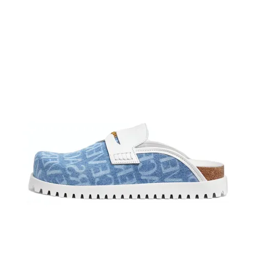FANSIZHE Closed Toe Slippers Men's Blue