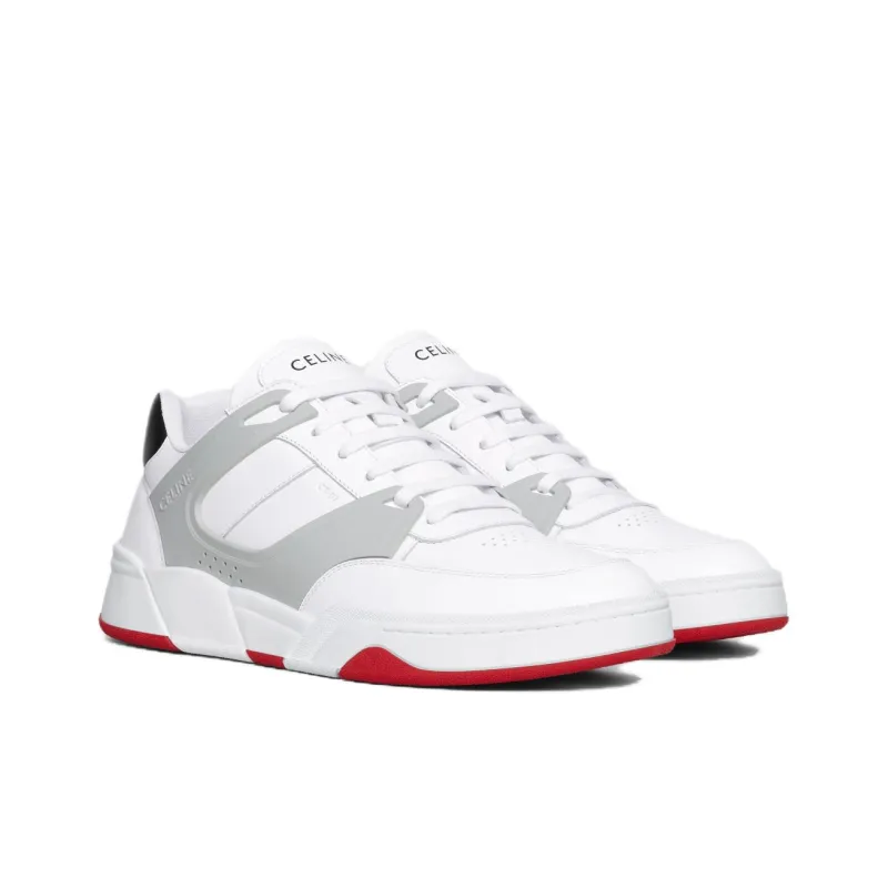 CELINE Low Top Skateboard Shoes Men's White-2