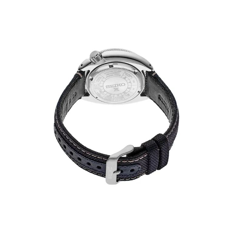 SEIKO Prospe Collection Mechanical Movement Canvas Strap Watch Men's Watch Blue Dial SRPG15K1-3