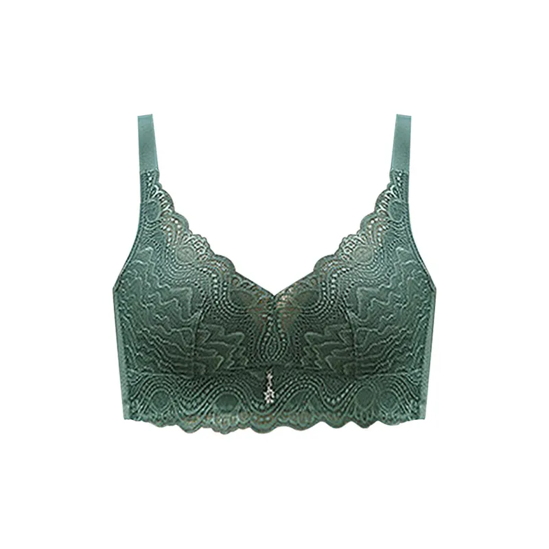 Flowers in water Women's Bras-3
